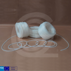 Silicone hose transparent | FDA approved | 1 x 2 mm |  Per meter